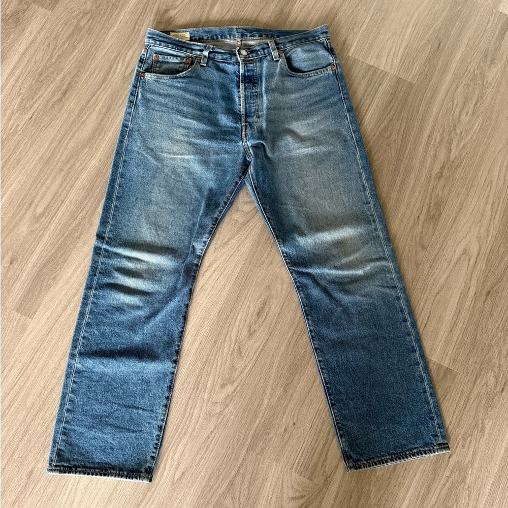 Levi’s 501 ‘93 Men’s Straight Fit Blue Slevedge Denim Jeans - 34/30